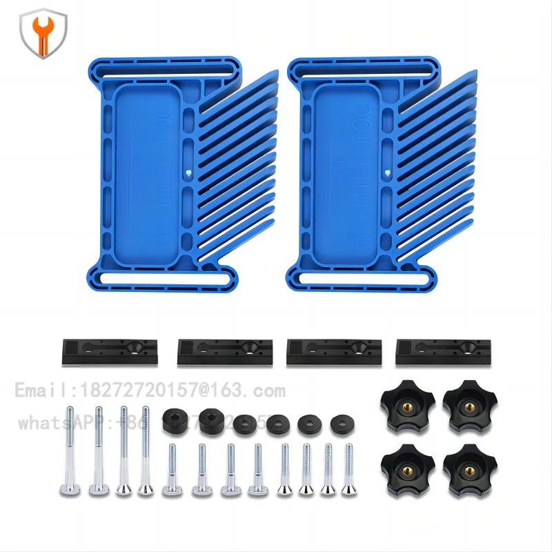 Square feather board woodworking vertical feather board woodworking table workbench DIY extended feather board flip-chip