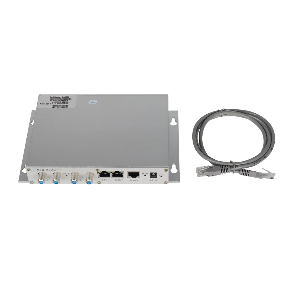 High Speed MAC 300Mbps Indoor Ethernet over Cable CATV EoC Master