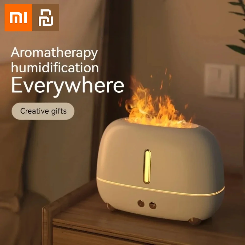 

Увлажнитель воздуха для благовоний Xiaomi Youpin, красочное пламя, увлажнение воздуха для дома, спальни, отеля, офиса, может добавить эфирное масло, зарядка через USB