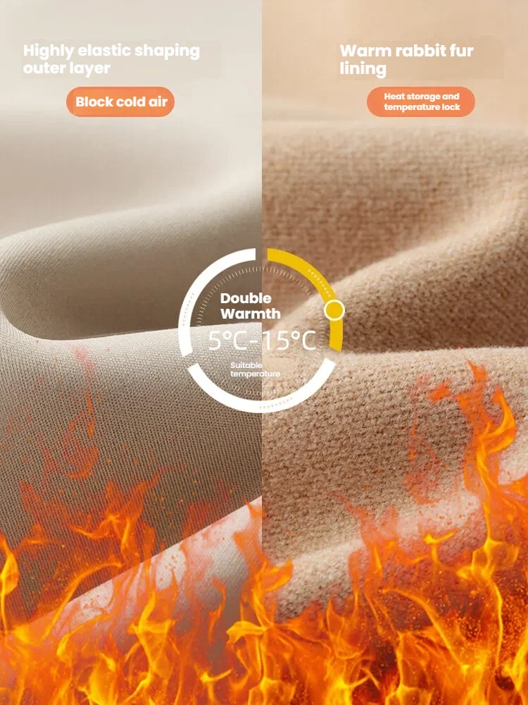 جديد الشتاء الحراري صوف مبطن طماق المرأة ملابس خارجية سميكة أفخم السراويل الطقس البارد بناطيل تدفئة ملابس امرأة