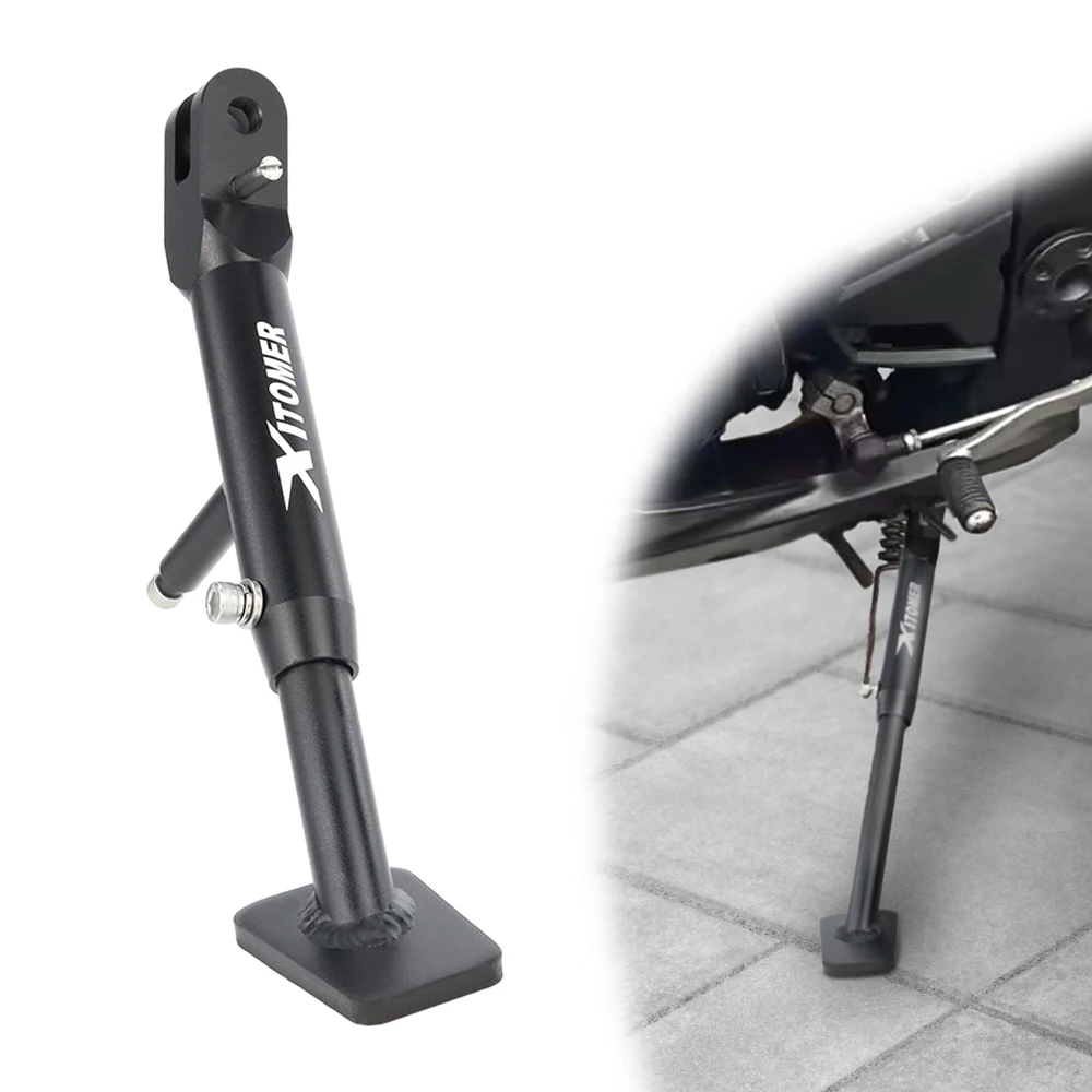 

For Kawasaki Ninja 300 / ABS Ninja 300 SE Ninja 250 / ABS Z250 / ABS Motorcycle Aluminum Adjustable Side Stand Holder Kickstand