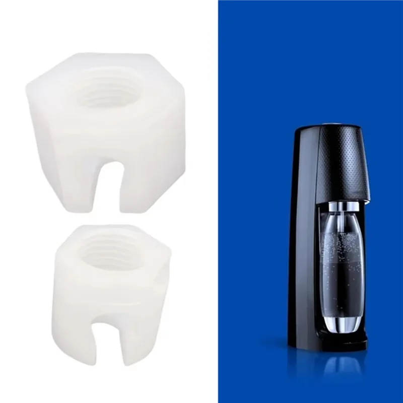 ABCA-4Sets صامولة بديلة لآلة الصودا متوافقة مع Sodastream Jet، Spirit، Easy، Crystal، Terra، Duo 1.0 & 2.0