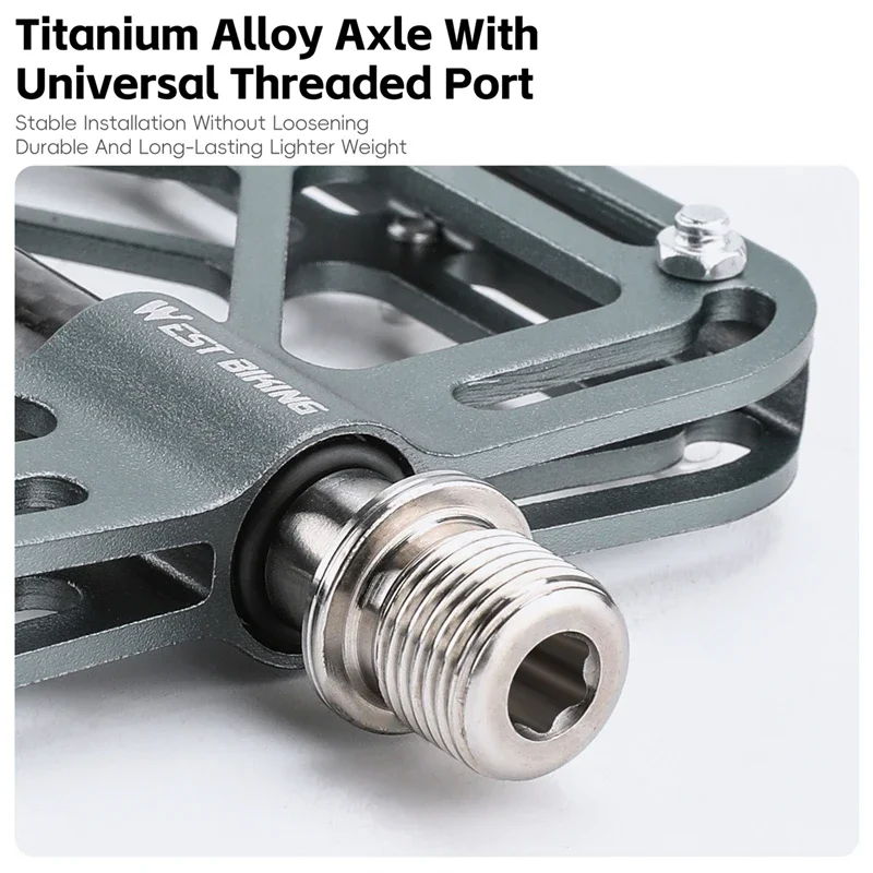 

Велосипедные педали WEST BIKING, профессиональные педали для шоссейного велосипеда, скорость 3, подшипники, сверхлегкая гоночная педаль, ось из титанового сплава для педалей