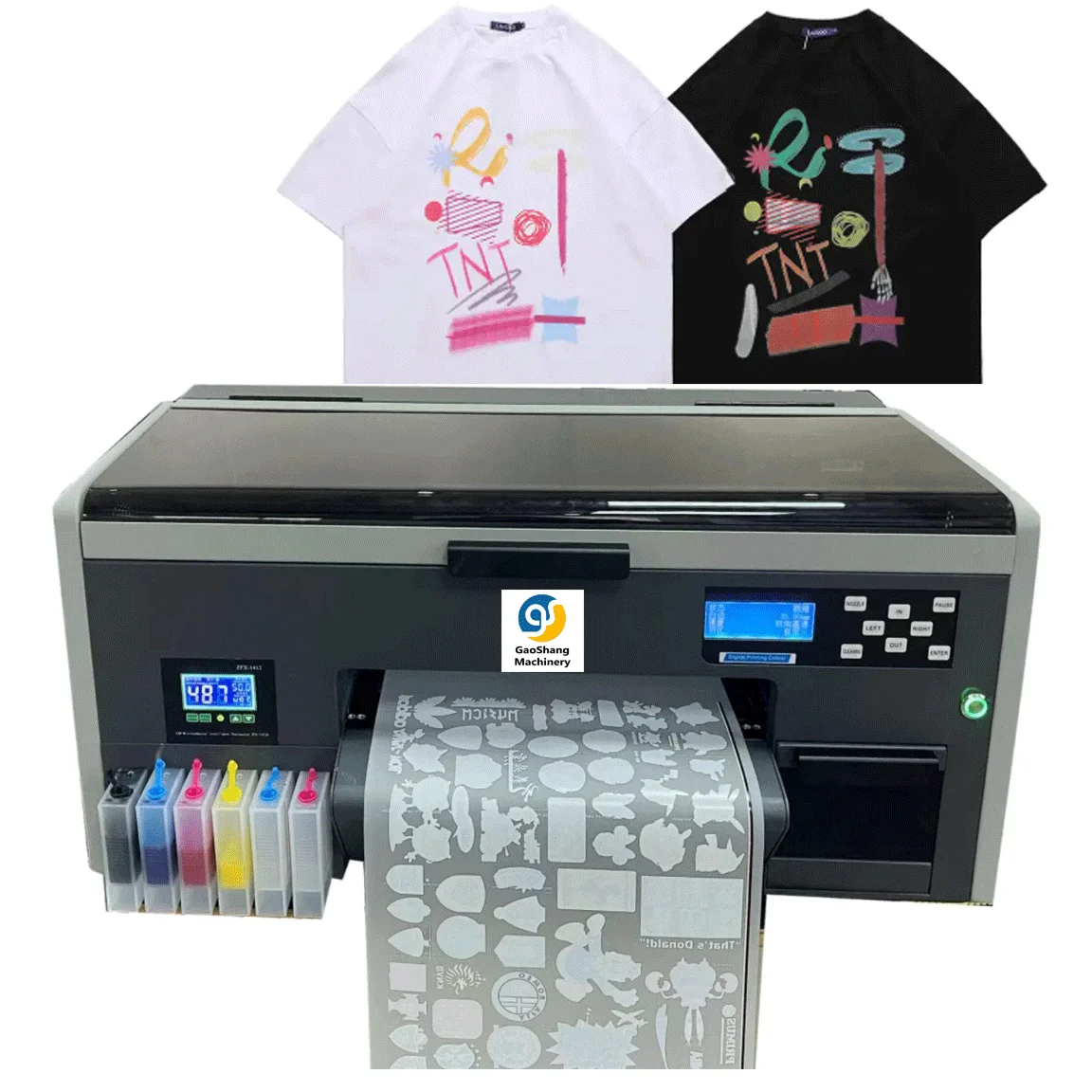 

A3 UV DTF Printer Epson XP600 Impresora 30cm Flatbed Pet Film Oven For T-shirt Printing New Condition DGT Machine 1-Year