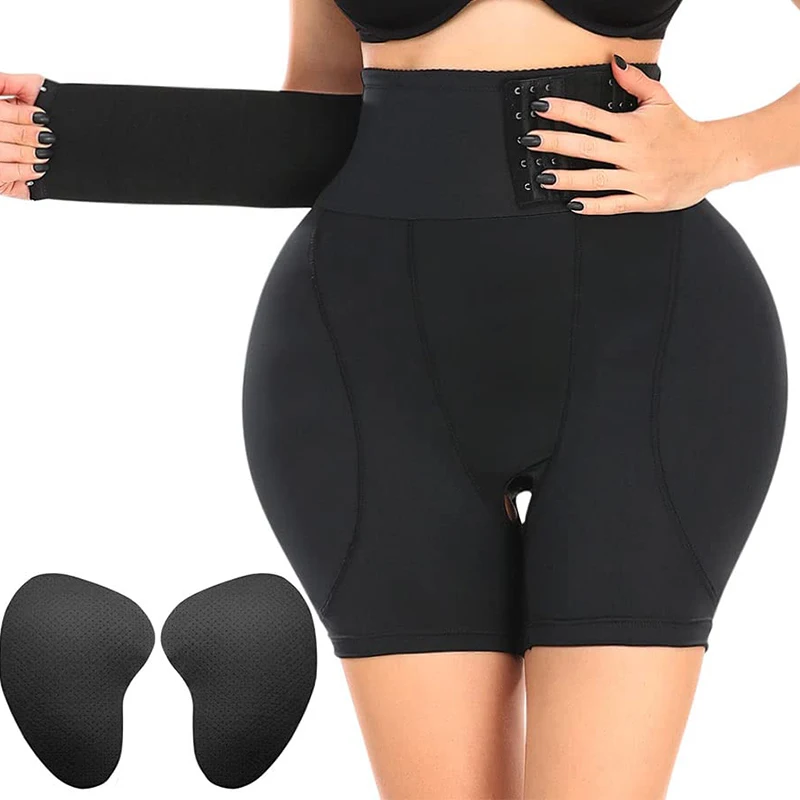 Hip Enhancer Shapewear for Women Hip Dip Pads Butt Lifter Body Shaper Fake Ass Padded Underwear with Tummy Control Waist Belt