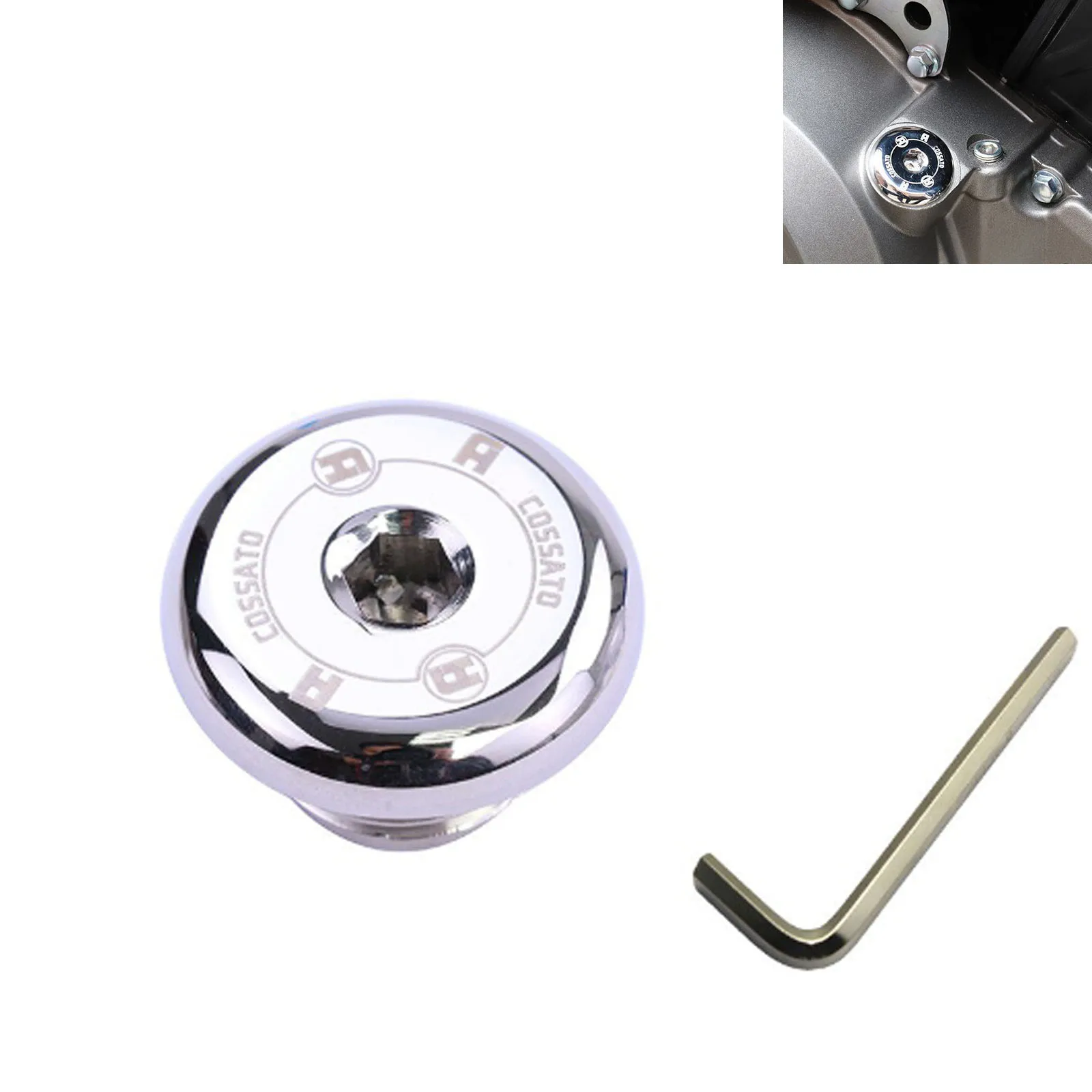 

Motorcycle Anti-theft Engine Oil Screw Cover Oil Drain Plug Bolts Accessories Stainless For Suzuki GSX250r GW250 DL250 GSX150F