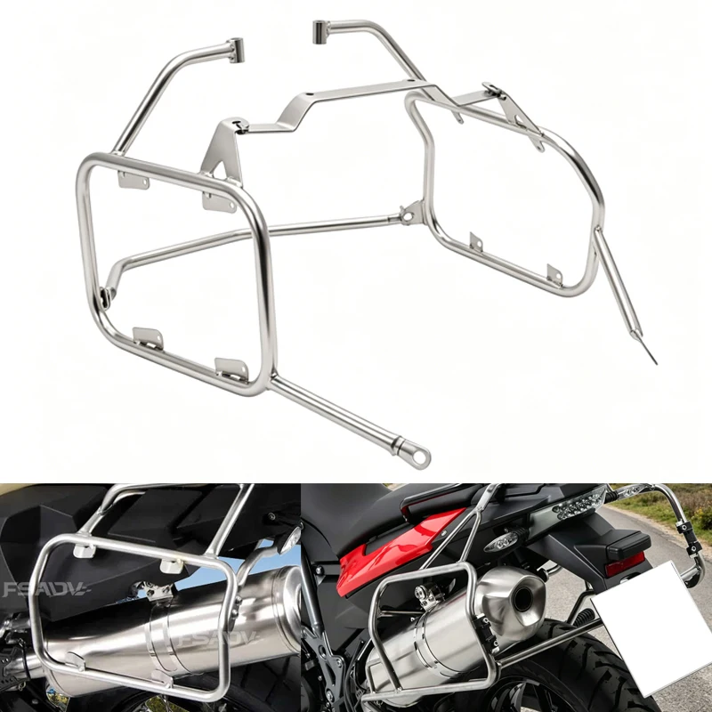 

For BMW F700GS F800GS Pannier Rack Luggage F 800 700 F700GS F800 GS 2009-2017 Motorcycle Side Box Bracket Saddlebag Support