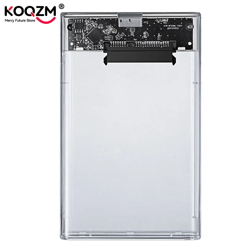 USB3.0 HDD Enclosure 2.5inch Serial Port SATA SSD Hard Drive Case Support 6TB External HDD Case Transparent Hard Disk Box