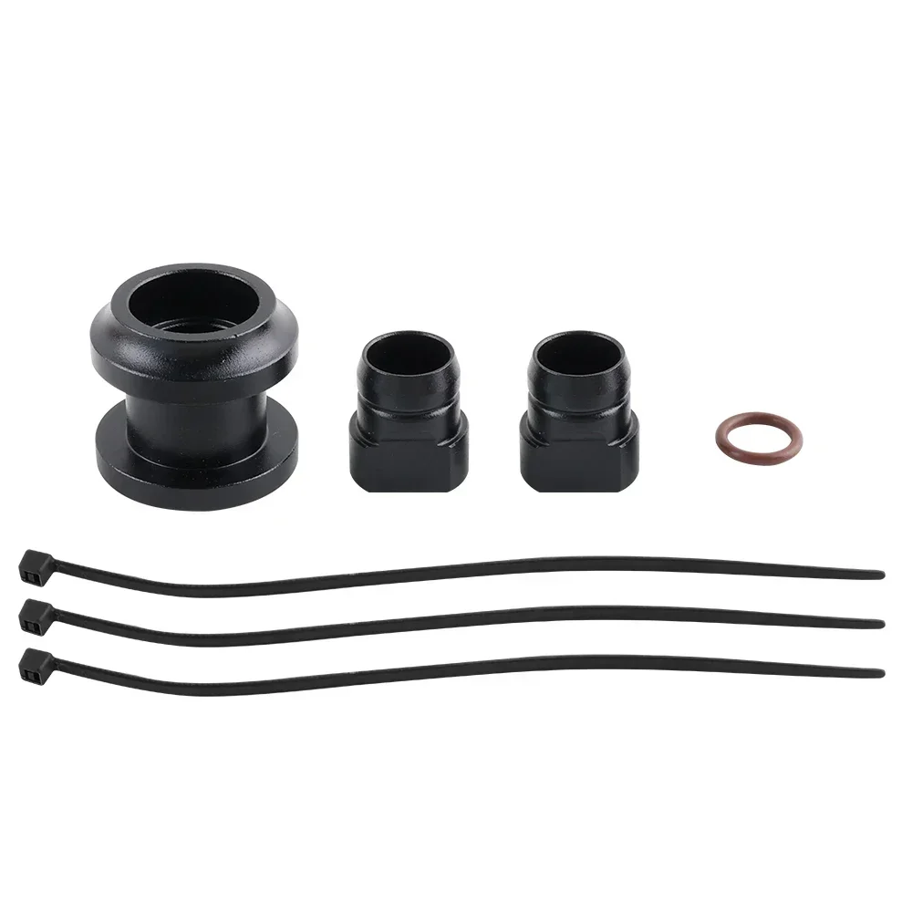 Black CNC-machined car accessories of M10×1.5 for Honda Acura RSX 2002-2005 and Honda Civic Si 2006-2015