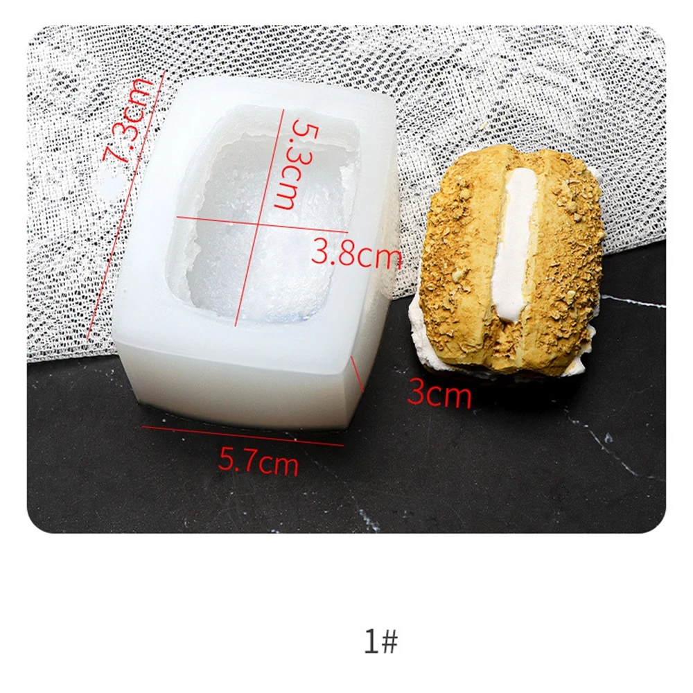 Kinds Food Shape Molds Waffles Cookie Cheese Chocolate Chip Donuts Cake Decorating Tools Soft Silicone Creative Fondant Mould