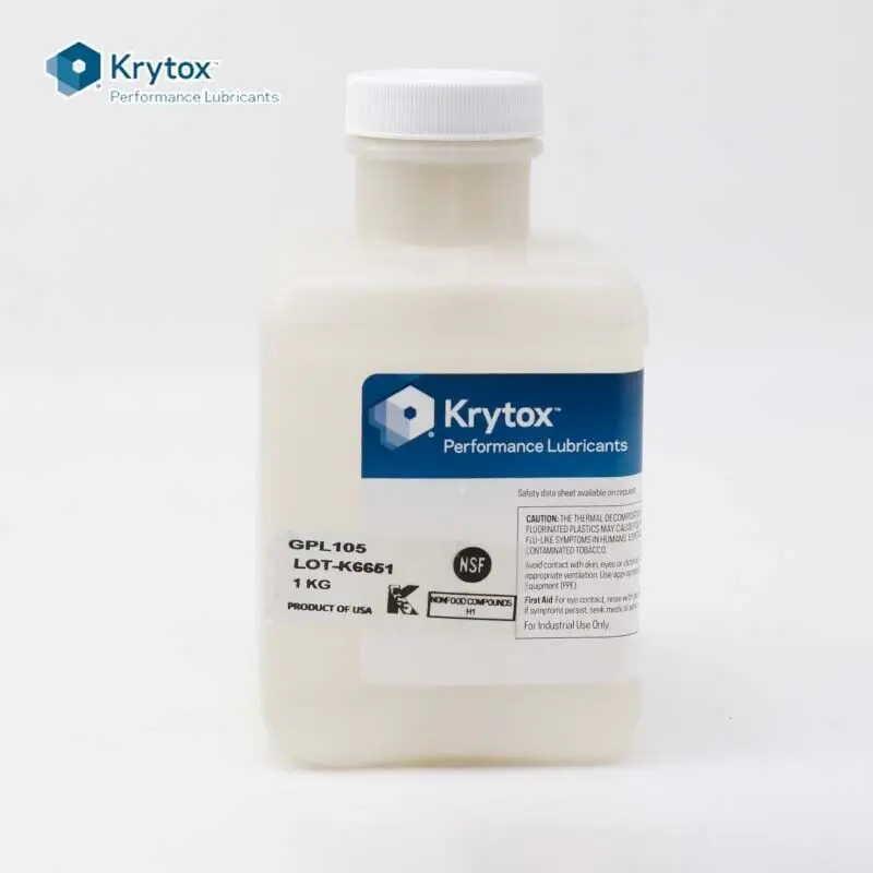 1PC Krytox GPL 105 Lubricant Oil 1kg KRYTOX GPL105 General-Purpose Lubricant