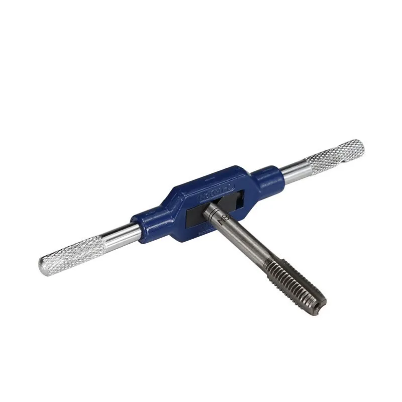 HAMPTON M1-M8 Thread Tap Wrench Adjustable Hand Tap Taps Die Hand Screw Wrench Metric Handle Tapping Reamer Tool Accessories