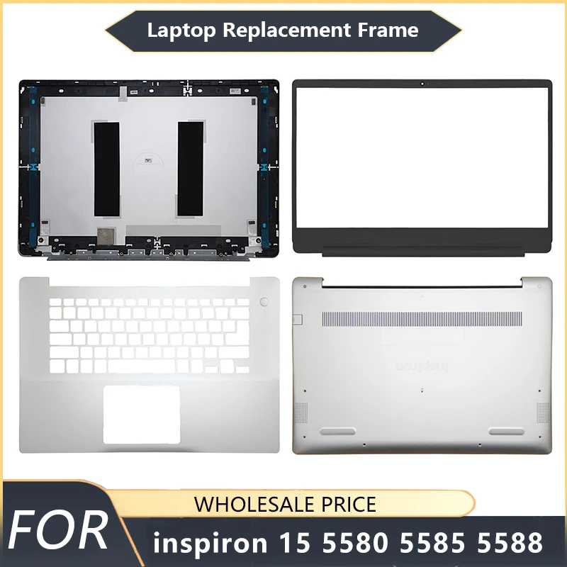 

NEW For Dell inspiron 15 5580 5585 5588 Laptop LCD Back Cover/Front Bezel/Hinges/Palmrest/Bottom Case