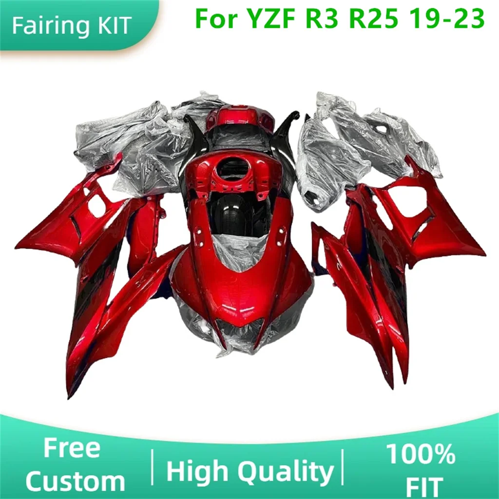 

Новый комплект из АБС-пластика для YAMAHA YZF R3 19 20 21 22 23 YZFR3 R25 2019 2020 2021 2022 мотоциклетный комплект обтекателей детали кузова