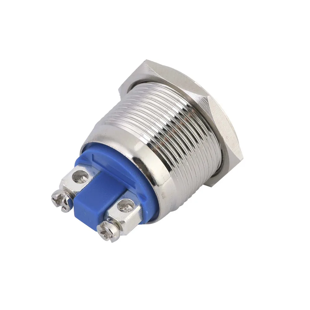 

Автомобильный мгновенный переключатель 20 А, рейтинг IP67, SPST, серебристый, нержавеющая сталь, водонепроницаемый, 12 В, никелированная медь