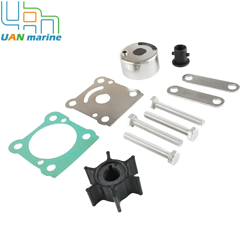6N0-W0078 Outboard Water Pump Impeller Repair Kit For Yamaha  2 Stroke   6HP 8HP 18-3460 6N0-W0078-A0-00 6G1-W0078-A1-00