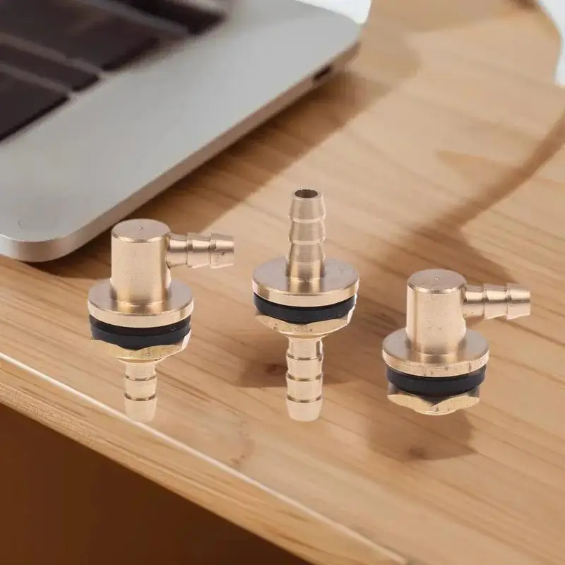 Remplisseur de buse d'huile de sortie d'entrée de mamelon de carburant d'huile en cuivre pour le réservoir de modèle RC accessoires de bricolage