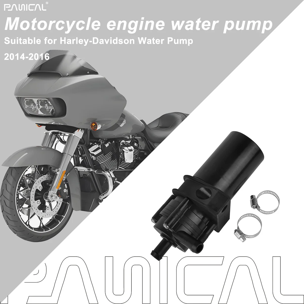 

PANICAL Cooling Water Pump for Harley-Davidson 2014-2016 Road Glide Water Pump Tri Great Glide Ultra Street CVO Heat water pump