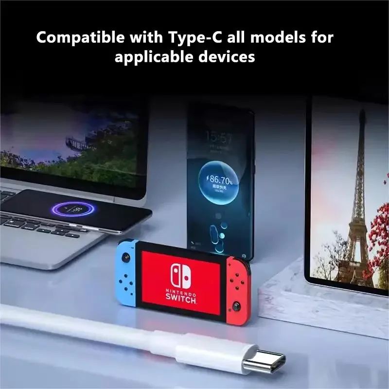 PD 40W USB C To USB Type C Fast Charging for Huawei Samsung Galaxy A25 A15 A14 Xiaomi 13 Redmi 12 Macbook IPad Data Cable