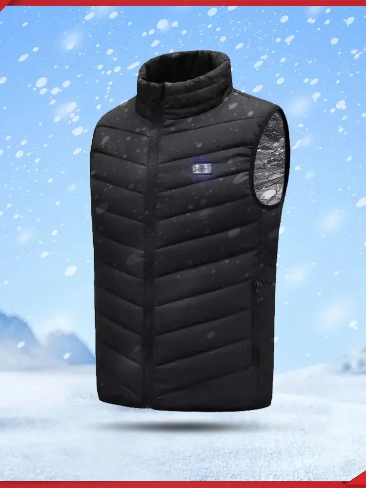 

USB Heated Vest Winter Waistcoat Electric Heating Thermal Warm Clothes for Men and Women Outdoor Skiing Hiking