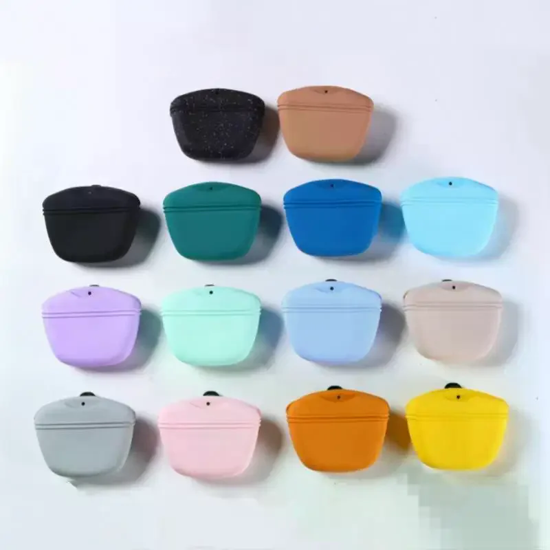 Silicone Dog Poop Bag Dispenser Leak Proof Design Various Color Options Perfect For Dog Walking Outdoor Use