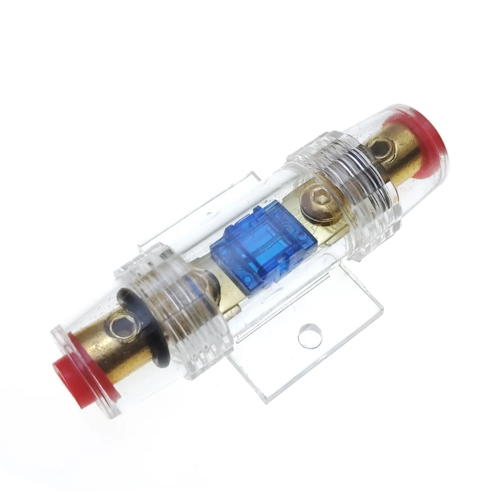 60A Auto-Audio-Sicherung 12V Auto-Sicherungshalter für elektrische Sicherheit, verformungsfrei, optimale Leitung – Detail 1