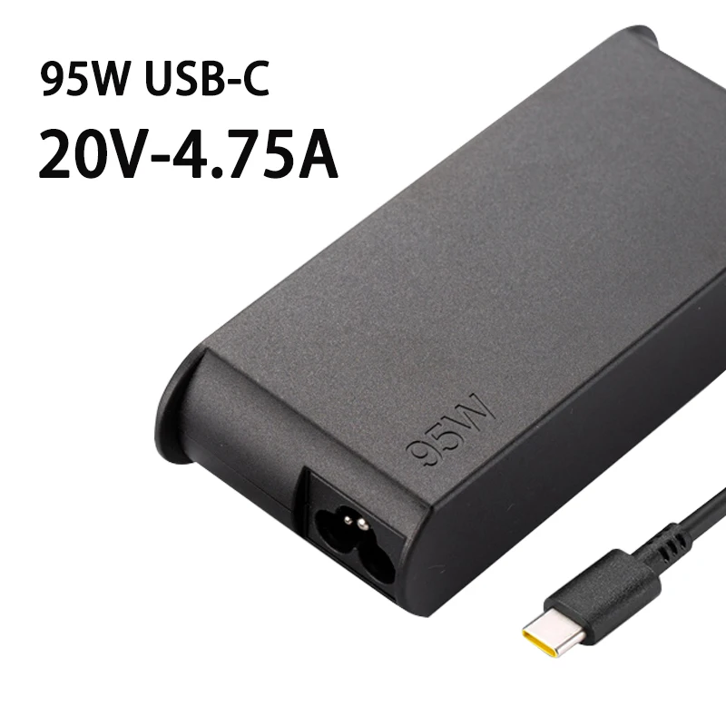 65W 95W USB C PD Ladegerät Typ C Laptop Adapter für Lenovo Thinkpad Yoga C740 Y740S Y9000X T470S t480S T480 T480s T580 X240 X270