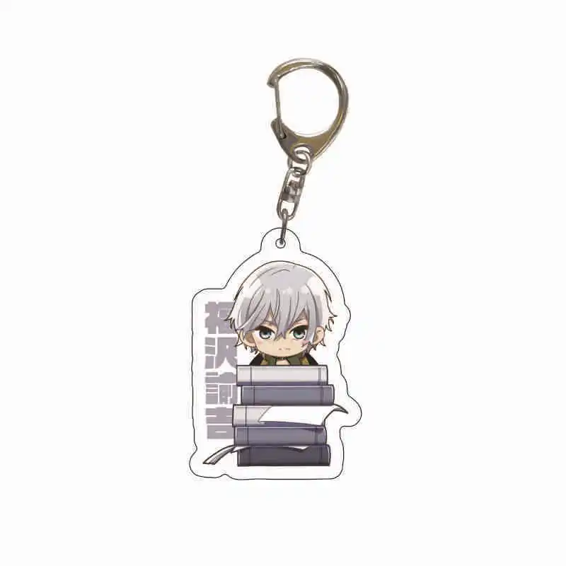 Bungou Stray Dogs Dazai Nakajima Pendant Keychain Charm Student Bag Decoration Anime Cosplay Japanese Manga Character Figure view 5
