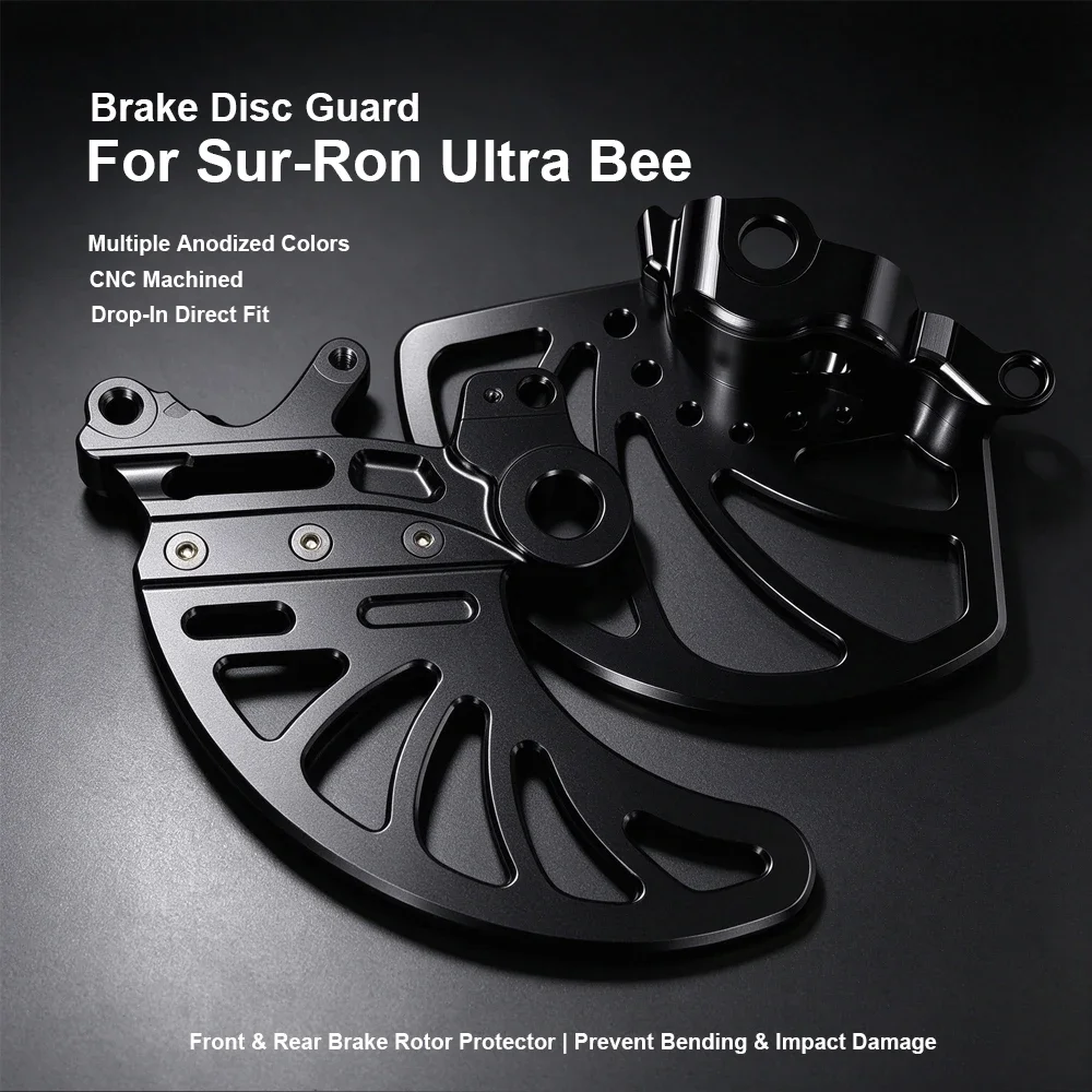 Front Rear Brake Disc Guard Rotor Protector For Surron Ultra Bee, Off Road E-Dirt Bike Mod Accessories