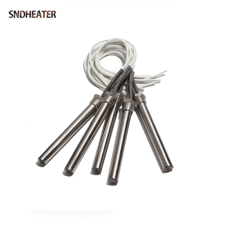 SNDHEATER BSP Thread Cartridge Heater DN20/25m 20/16x250/300mm Portable Fast Heating Element 800-1500W for Meltblown Machine 1pc