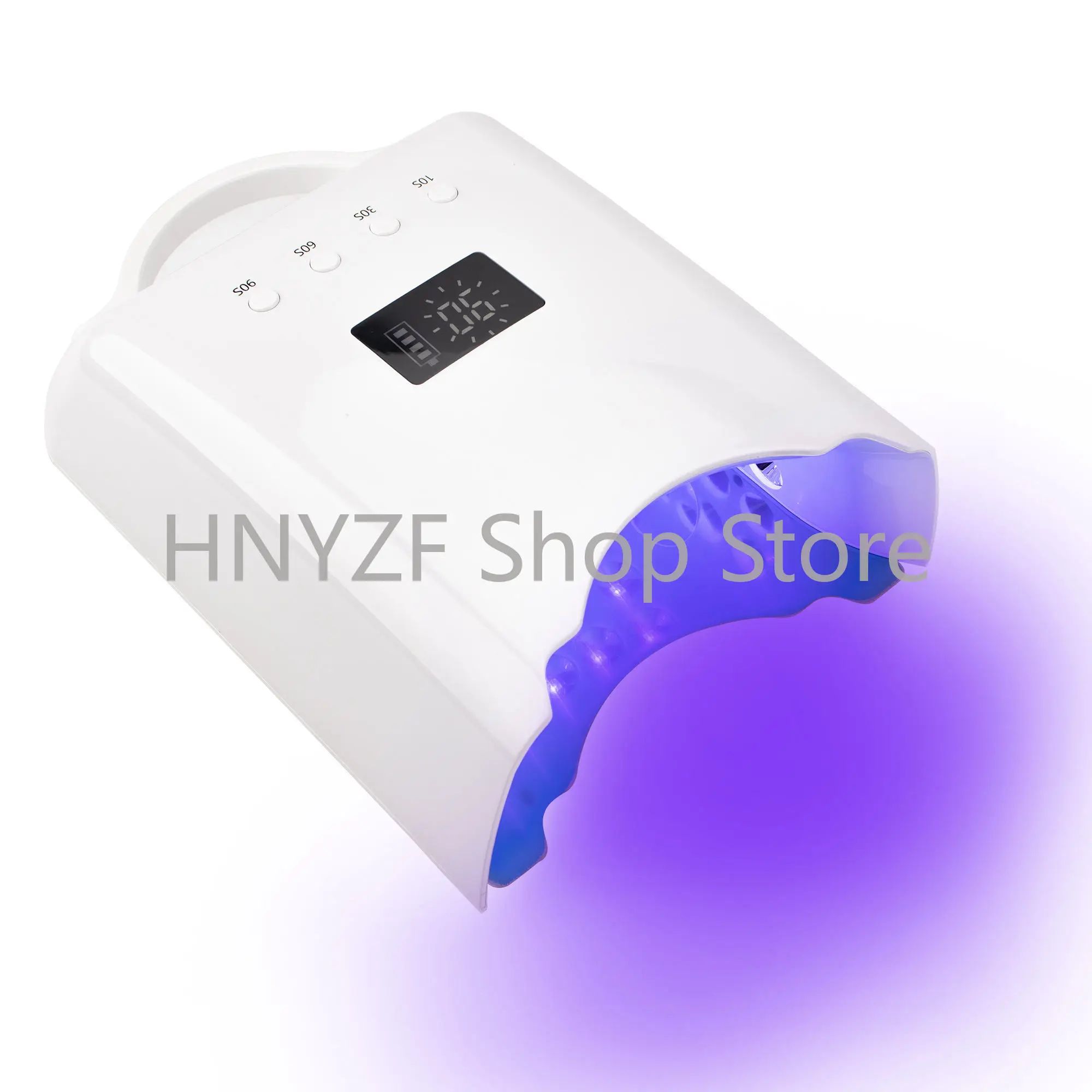 2023 New Gradient Color Nail Dryer 78W Rechargeable Best Pro Led Drying Lamp Cordless Ultraviolet Lamp