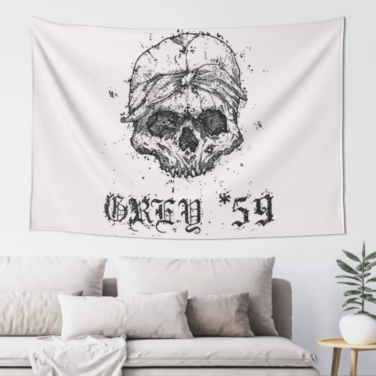 

Grey 59 Tapestry Wall Mural Funny Room Aesthetic Decoration Home Tapestry