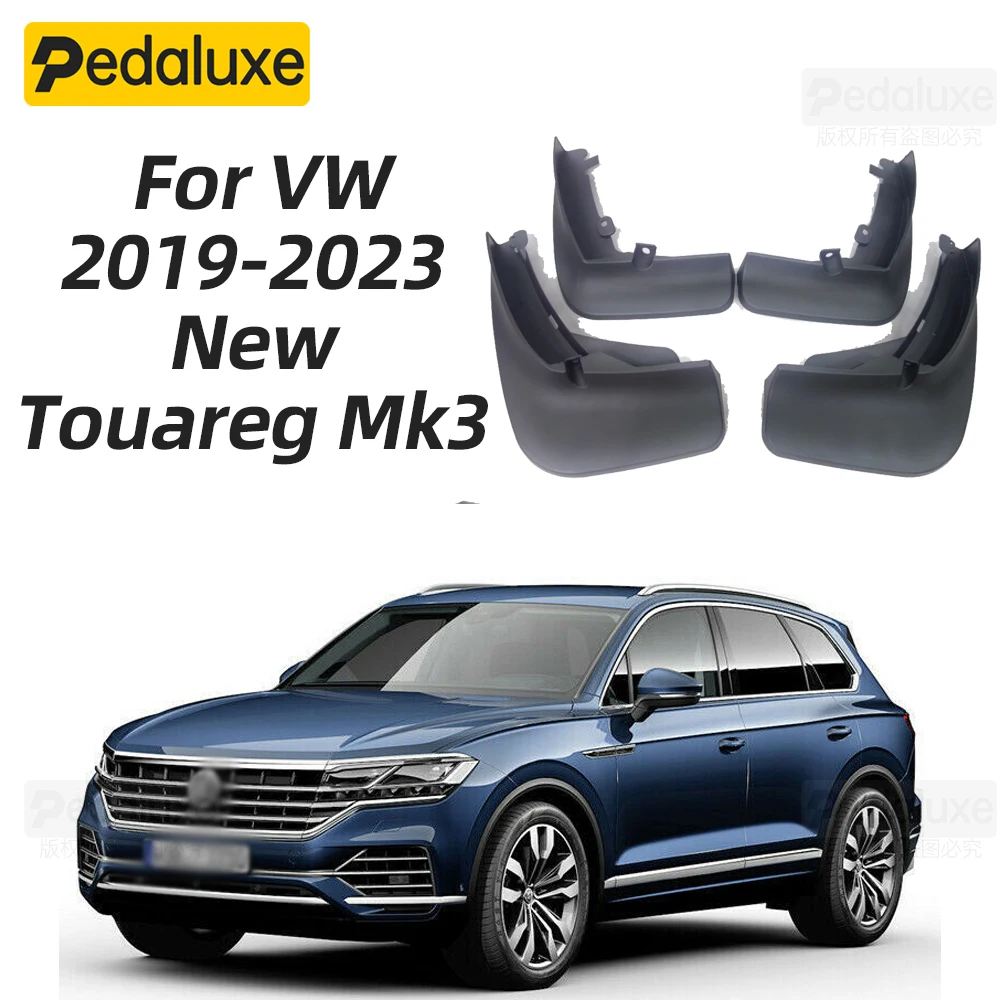 

Genuine New Set Splash Guards Mud Flaps Fender For VW 2019-2023 New Touareg Mk3