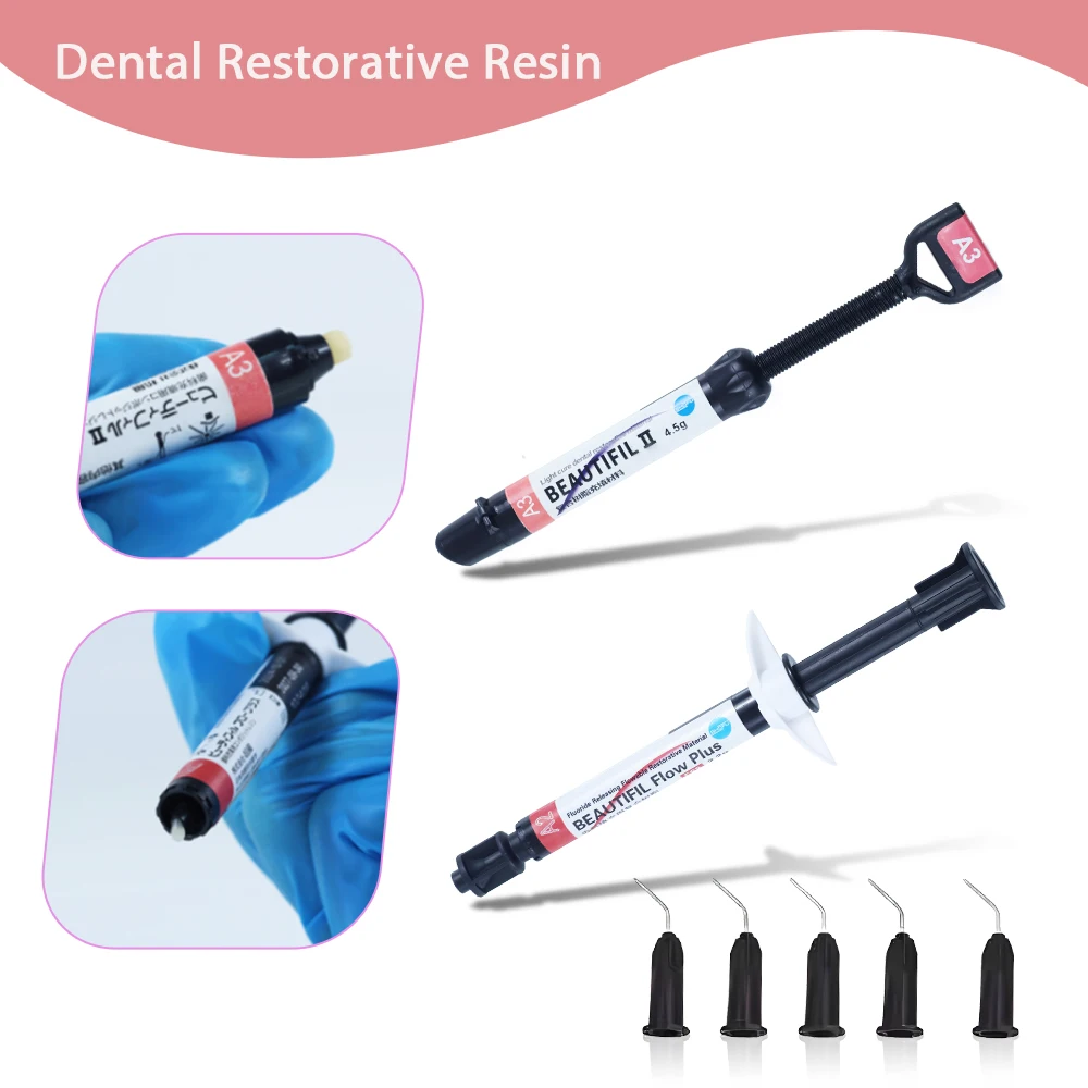 Dentalmaterial SHOFU Beautifil Flow Plus Lichthärendes Verbundharz F00F03 zur Zahnrestaurierung, Füllung, fließendes Fluorid