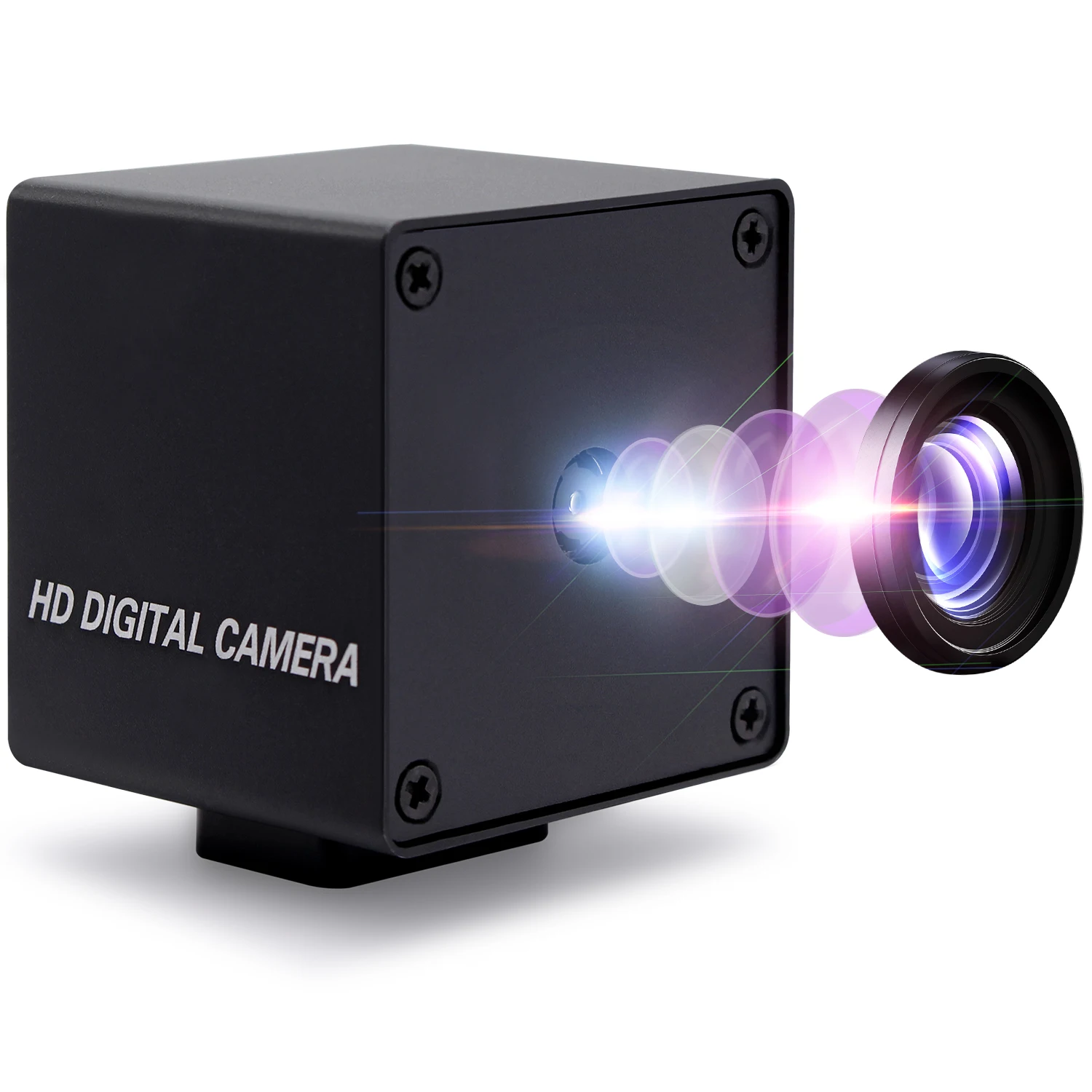 IMX214 Sensor 3840*2880 13MP Auto Focus Mini USB Camera with 75 Degree No Distortion Lens -USB13MAF-KV75