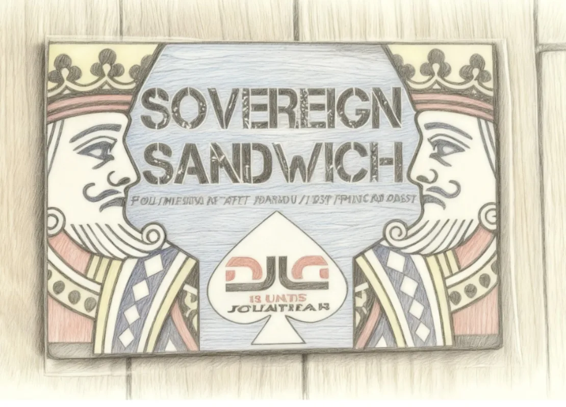 بطاقة ساندويتش ديفيد جوناثان السوبرين - تتضمن حيلًا وتعليمات فيديو عبر الإنترنت، وخدعة قريبة احترافية