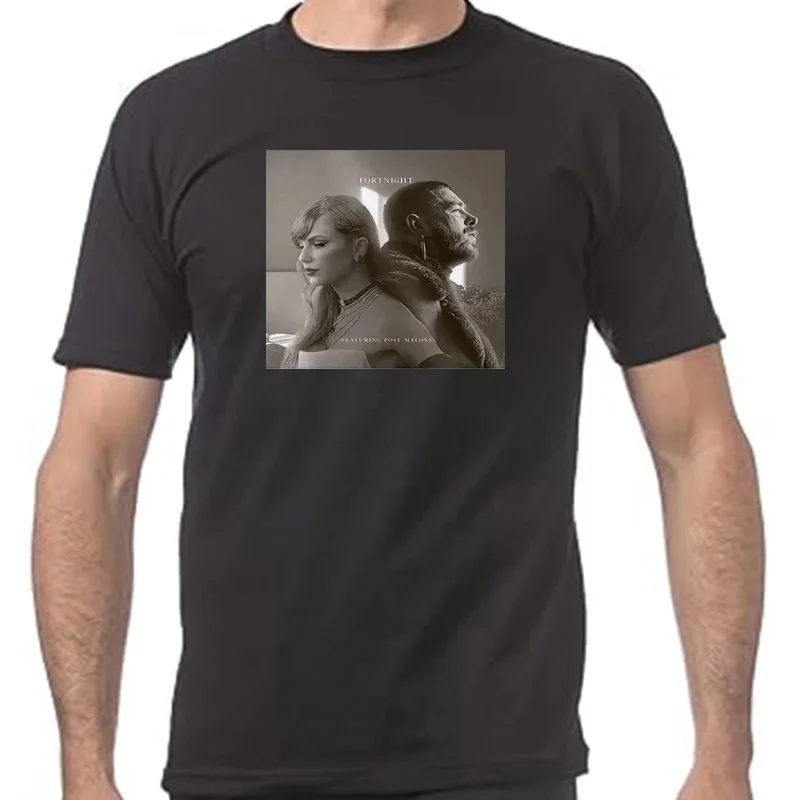 2024 New Album The Tortured Poets Department Fortnight T Shirt Men Aesthetic TTPD T-Shirt   Sand Cotton Tees Shirts