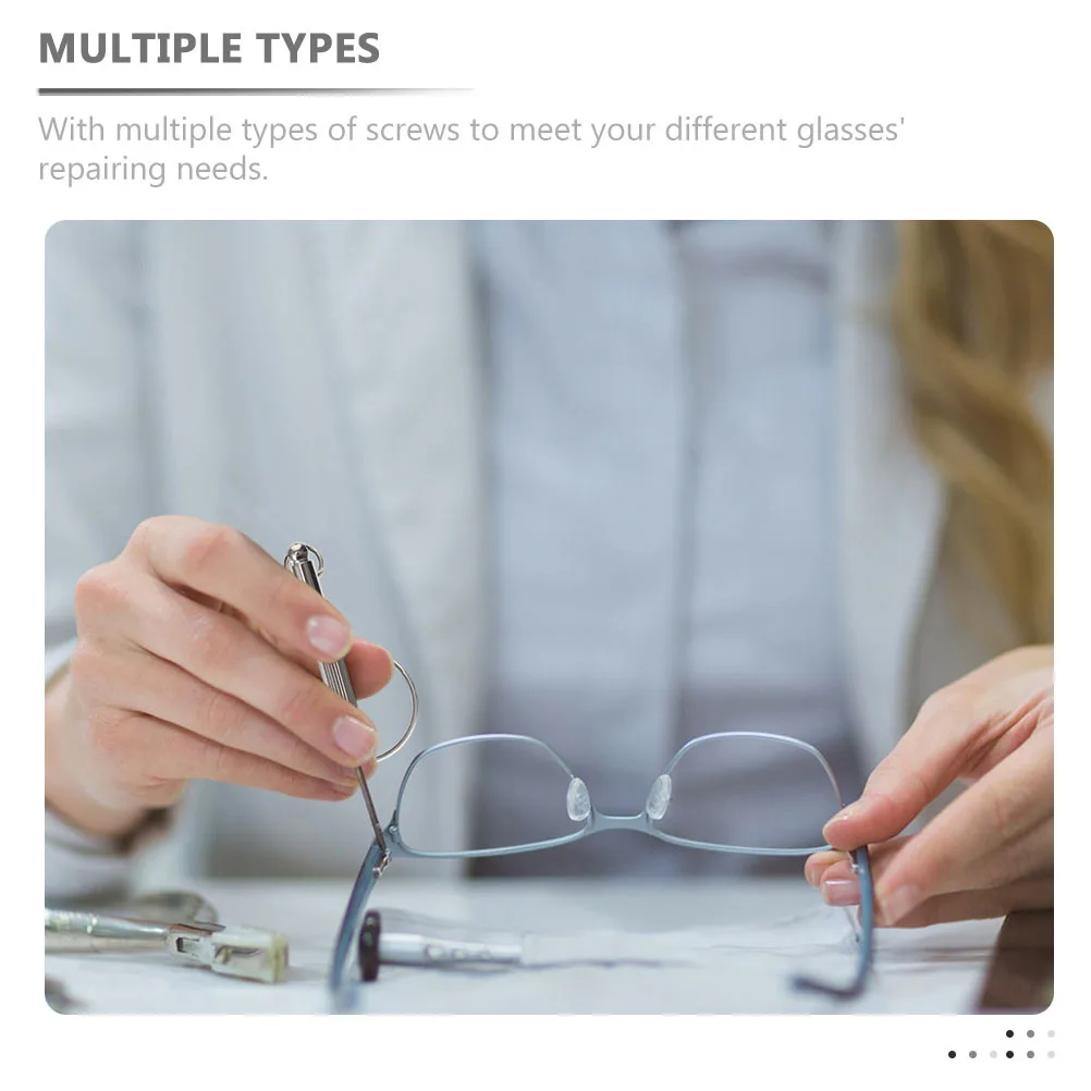 

1Set Professional Eyeglass Repair Tool Set with Durable Materials for Fixing Loose Or Missing Screws in Glasses