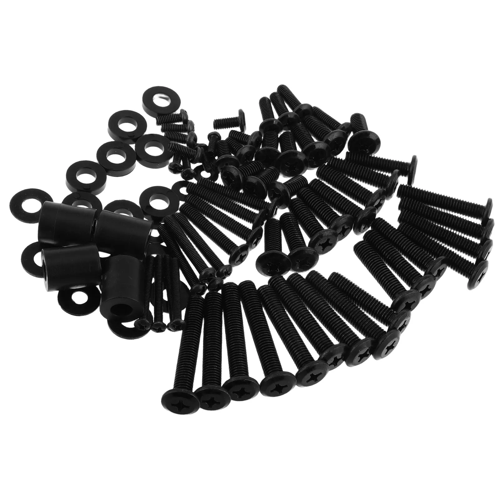 88Pcs TV Mount Screw Kit Heavy Duty Metal Wall Mounting Hardware Set Compatible with Multiple TV Sizes Secure Fit