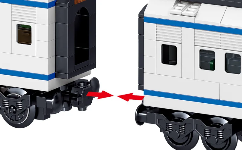 Get Your City Rail Transit Building Blocks Toys For Christmas Gift Technical Train Maintenance Advanced Model