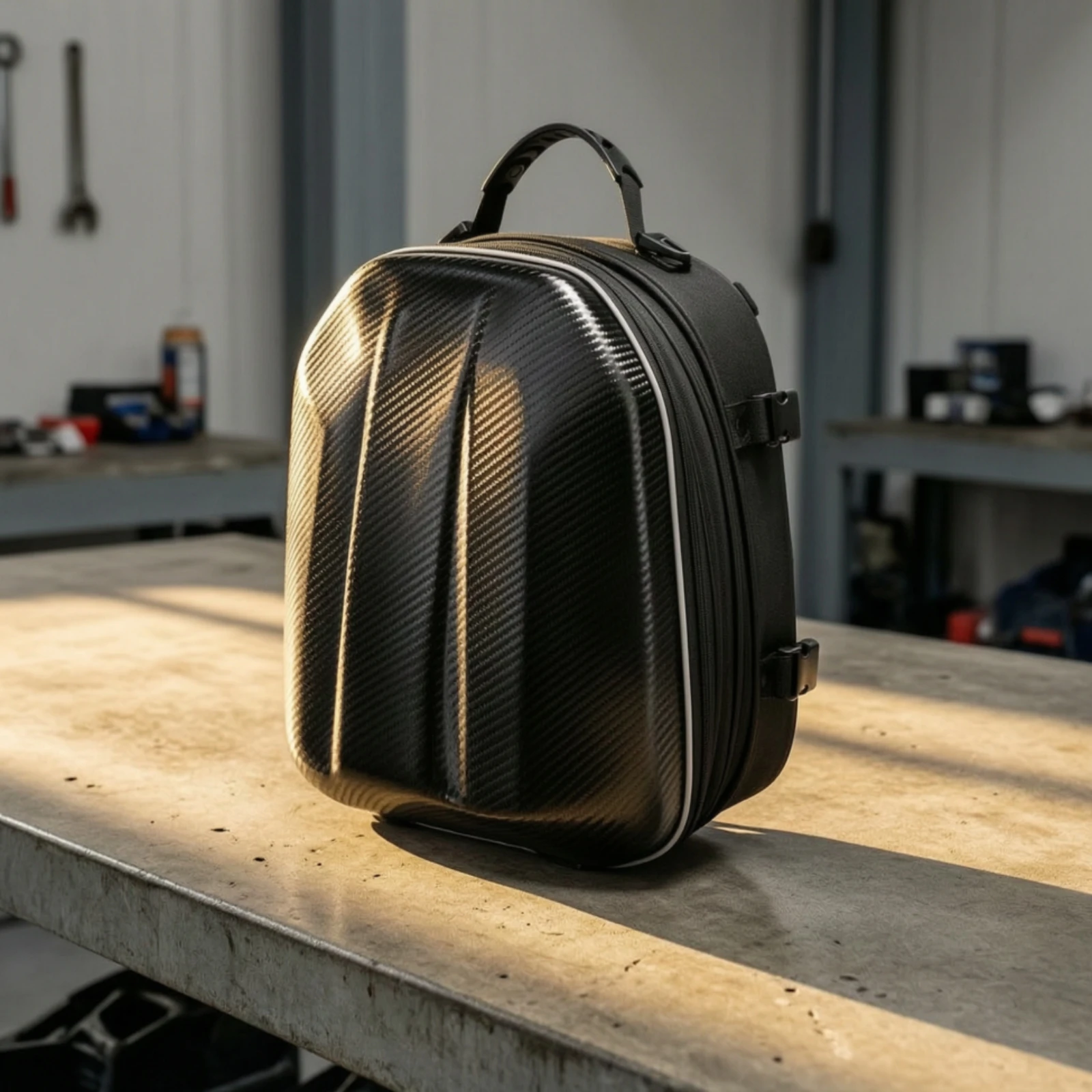 Motorcycle Tail Bag with Rain Cover Dual Use Motorcycle Tail Bag Universal Long-Lasting for Commuters, Daily Commuting