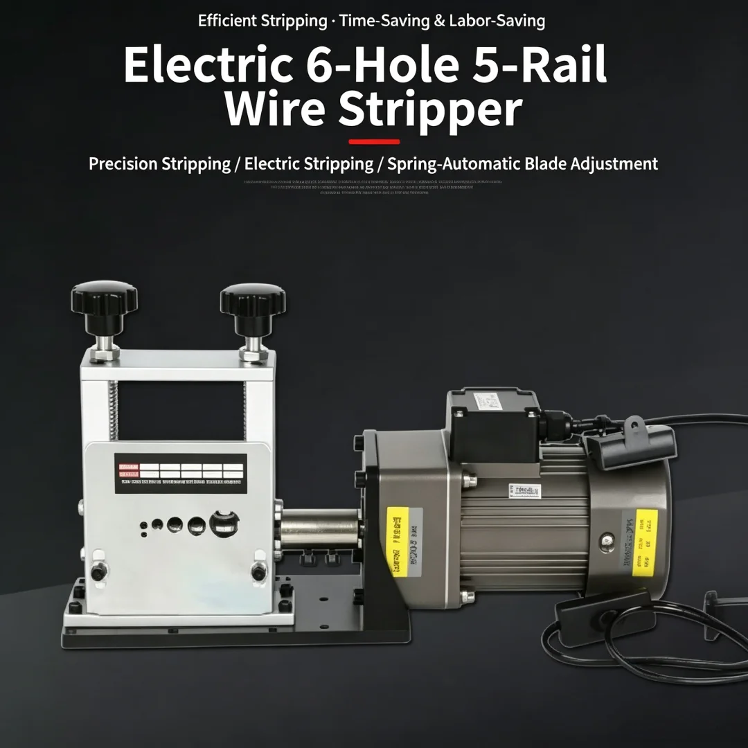 Mini Electric Wire Stripping Machine Home Use Scrap Copper Cable Peeler Small Cable Skin Remover Waste Wire Stripper view 6