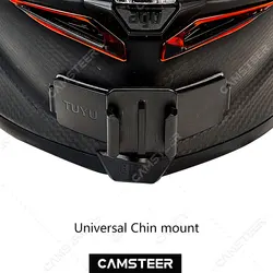 2024 Motorcycle Helmet Chin Mount for GoPro Hero 13 12 11 10 9 Insta360 X4 X3 X2 Ace Pro 2 DJI 5Pro 4 AKASO Camera Accessories