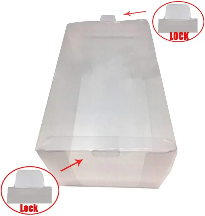 RUITROLIKER 10 unidades de capa protetora de 4 polegadas caixa de plástico transparente para série de figuras de vinil Funko Pop