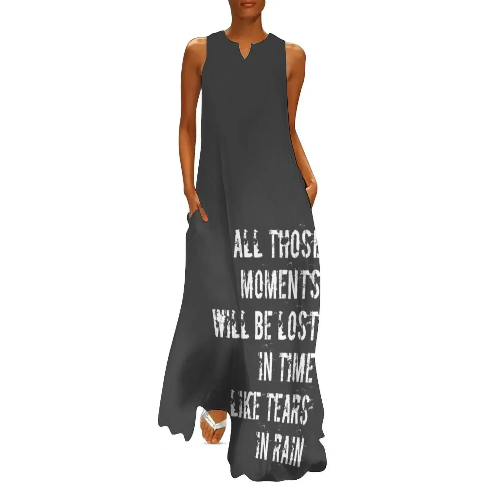 

Tears in Rain Long Dress Female clothing prom clothes women's summer dresses 2025 long dress women summer Dress