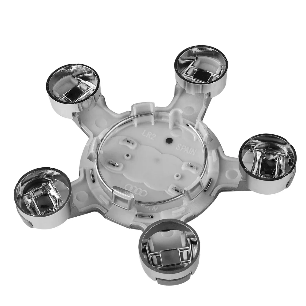 2025 Hot 4PCS Auto Cinque Artigli Tappo Centrale Ruota Coperture Mozzo Auto Refit Accessori per Audi A4 B8 B6 B9 B7 A3 8P 8V 8L A6 C7 C6 C5