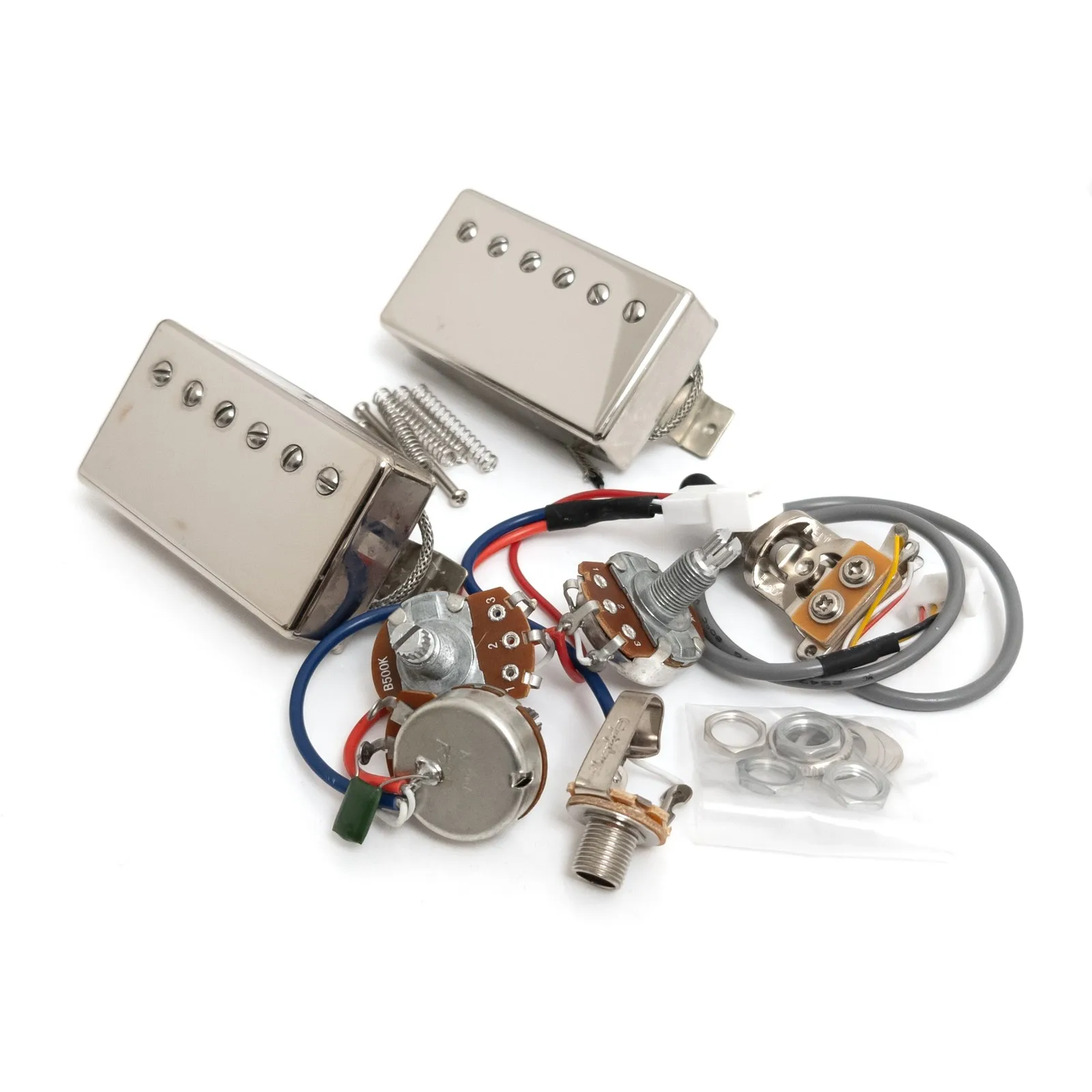 

Гибридные звукосниматели Alnico 5 (490R/498T) для гитар LP/SG, предварительно смонтированный комплект 8K/13.5K 2C