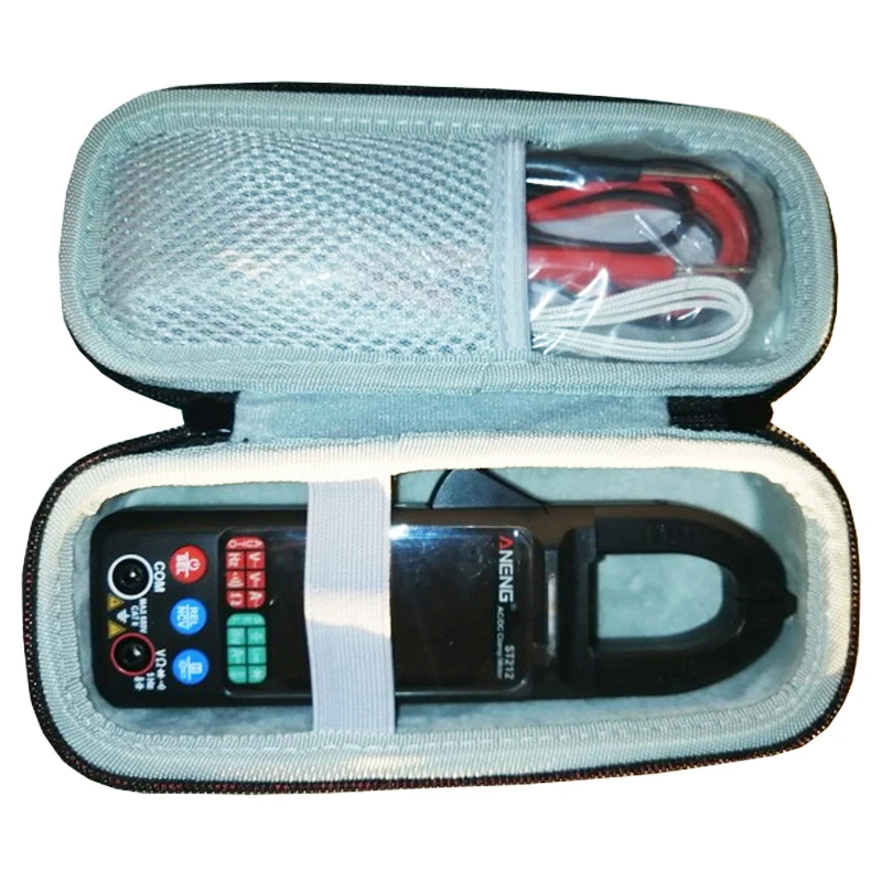 Newest Hard EVA Travel Protect Box Storage Bag Carrying Cover Case for ANENG ST212 DC/AC Current Digital Clamp Meter