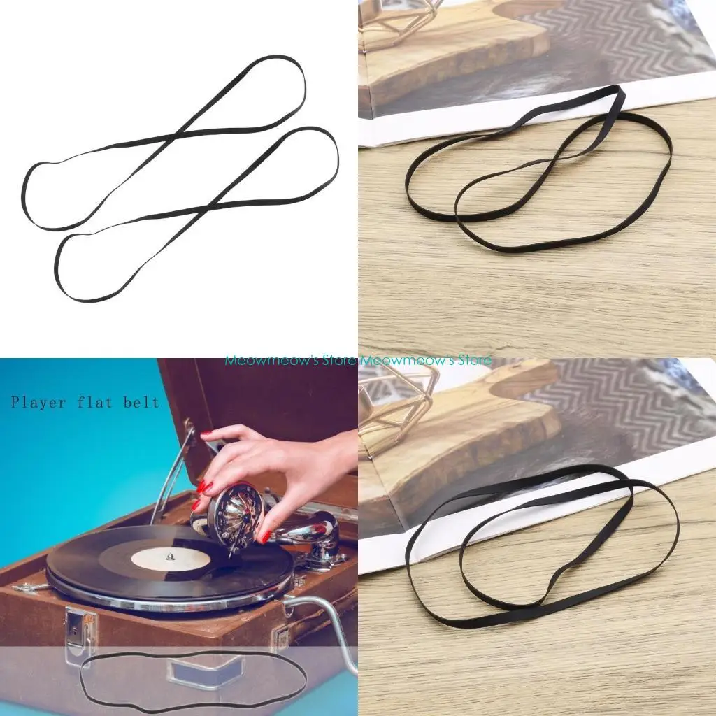 W91A Turntable Belt Machine Recorder Rubber Belt for Repair Replacement Maintenance