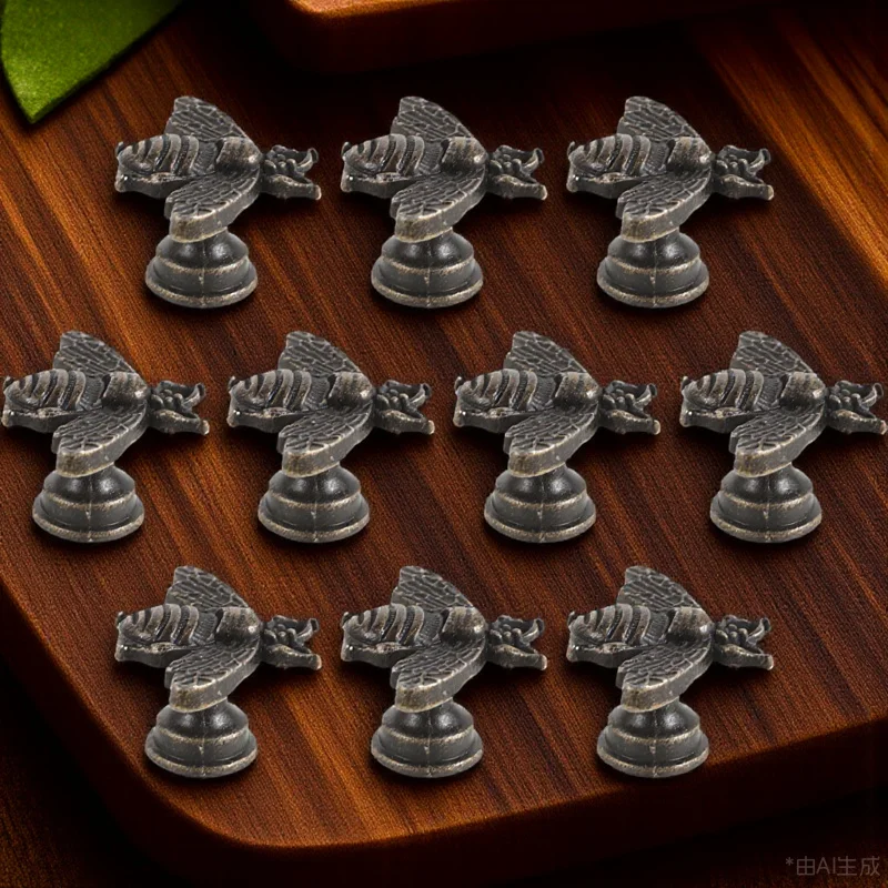 

10 Pcs Cabinet Retro Handles Vintage Style Door Knobs Drawer Pull Decorative Dresser